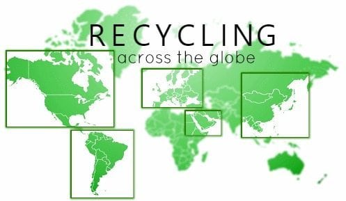 How Does U S Recycling Compare To The Rest Of The World Infographic Perfect Rubber Mulch