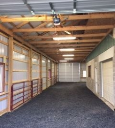 Rubber Mulch for Horse Stables