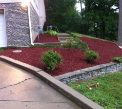 Red Landscaping Mulch